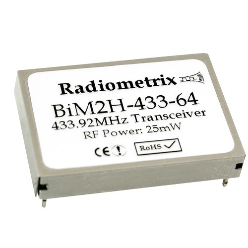 BiM2H-433-64 : UHF Wideband FM Radio Transceiver, 433.920MHz, 64kbps, 25mW