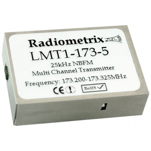 LMT1-151-5 : Low Cost VHF Narrowband FM Multi-Channel Radio Transmitter, 151MHz, 100mW