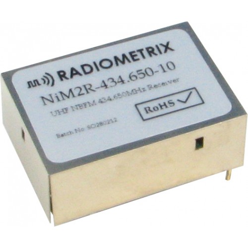 NiM2R-434.650-10 : UHF Narrow Band FM Receiver, 434.650MHz, 10kbps