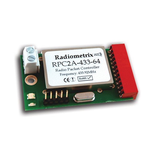 RPC2A-433-64 : UHF Radio Packet Controller. 433.920MHz. 64kbps. 10mW