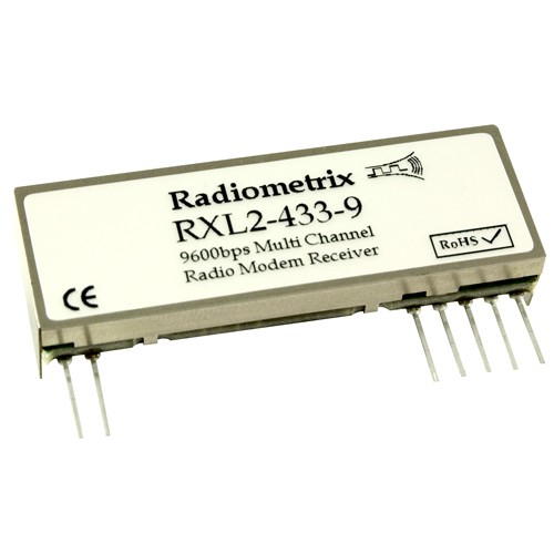 RXL2-433-9 : UHF Multichannel Transparent Data Link Receiver 9600bps