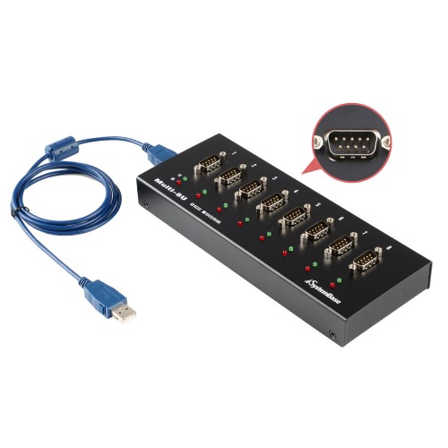 Multi-8USB232-M : USB to 8 port Serial Adapter/ Converter Male